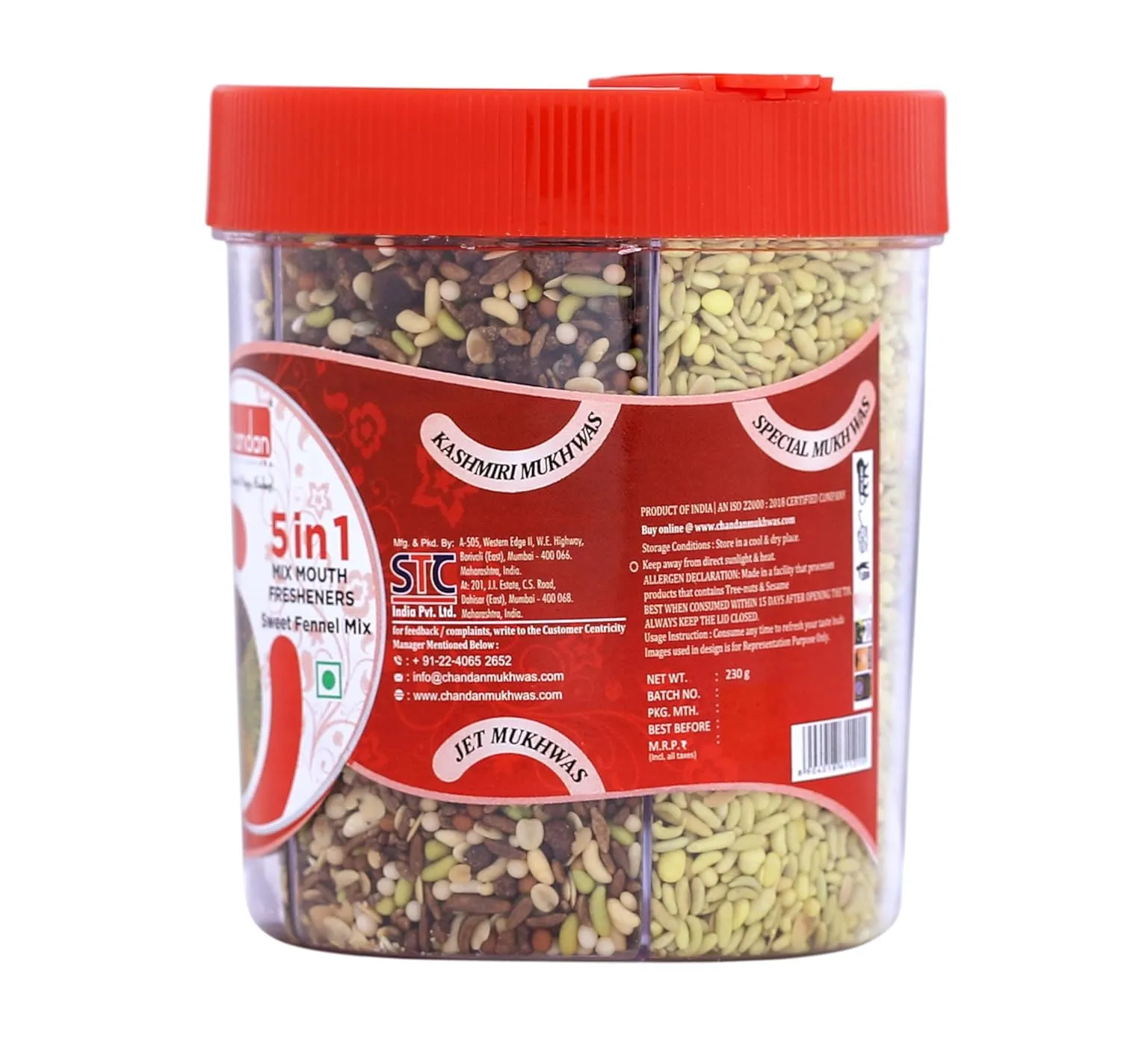 Chandan Mukhwas 5 in 1 Mix Mouth Fresheners 230 g 5.webp